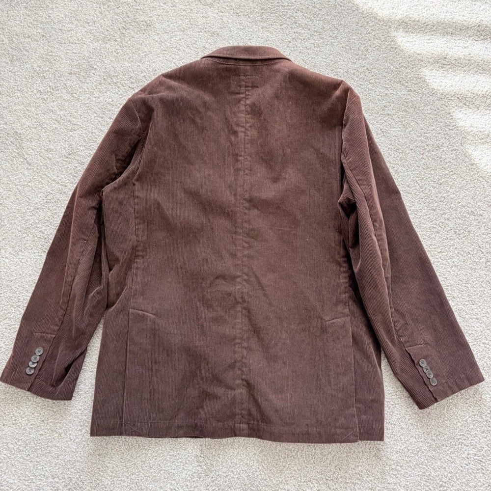 Daniel Cremieux Corduroy Blazer Mens XL Brown Academia 3 Button Jacket - Picture 7 of 8
